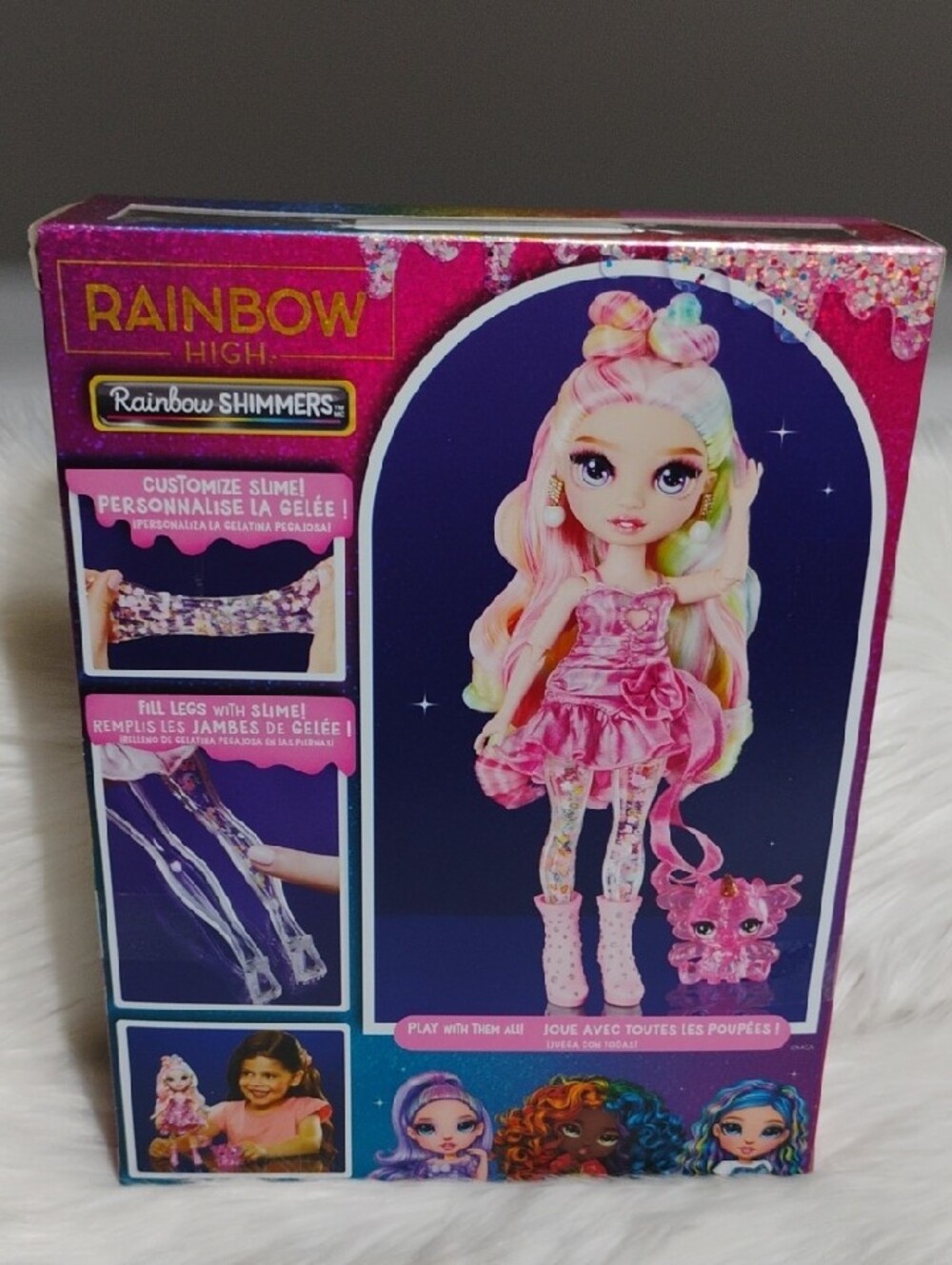 (C-62) New Rainbow High Shimmers Bella Parker Doll W Slime - Picture 7 of 7